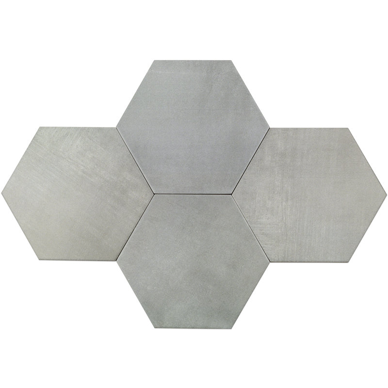 Langston 9.88'' W x 11.38'' L Porcelain Singular Tile, Gray