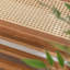 Banc en bois massif avec tablette Lund-569735218