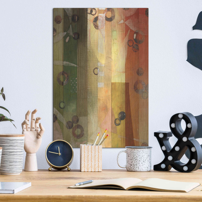 Brayden Studio® «Of This World No. 10» par Aleah Koury, art mural en métal, H 16 po x l 12 po