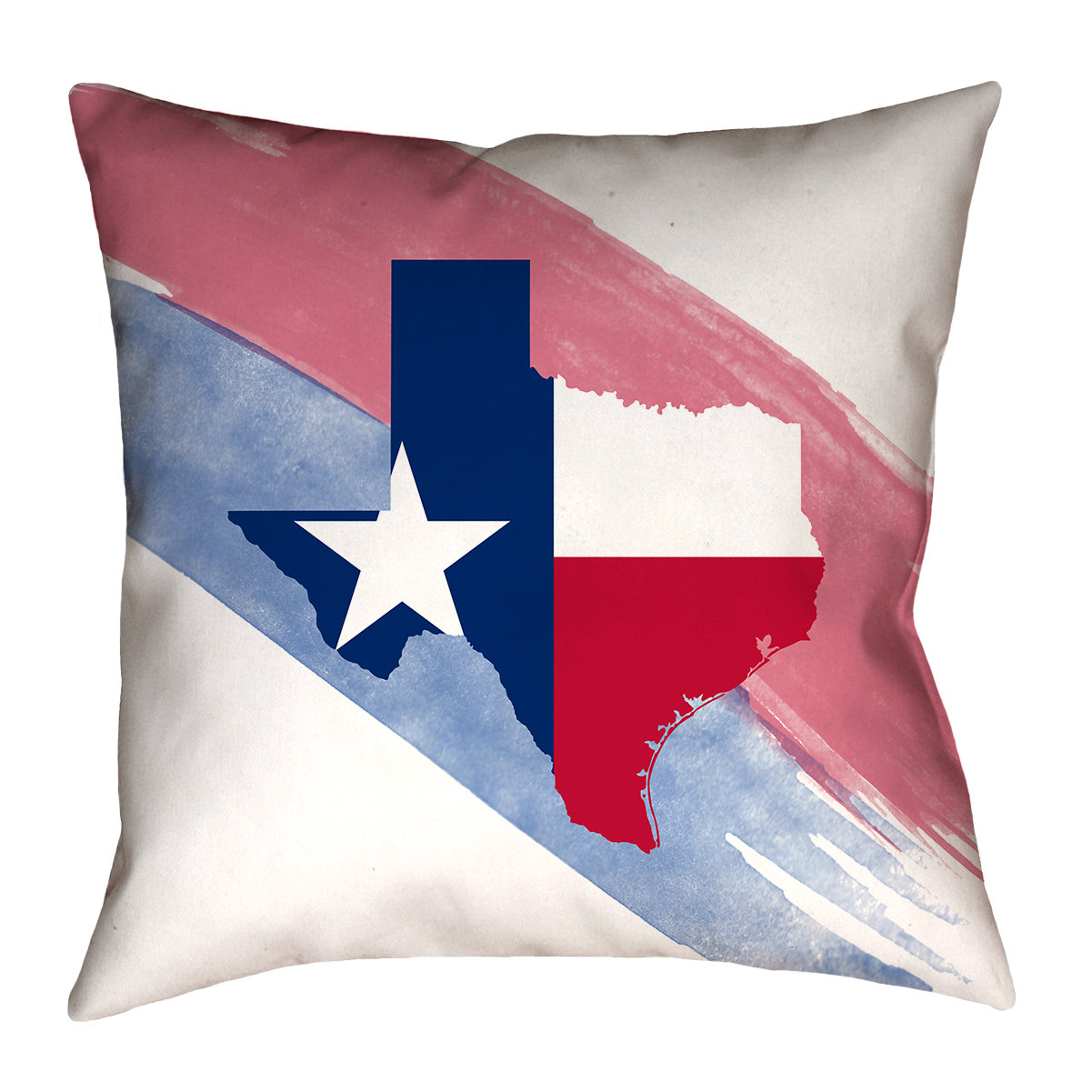 ArtVerse Texas Flag Throw Pillow Wayfair artverse-texas-flag-throw-pillow-wayfair