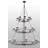 24 - Light Dimmable Tiered Chandelier