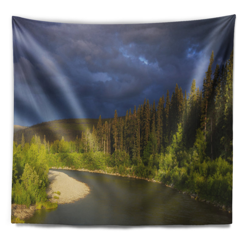 Polyester Tapestry, 50" H x 60" W