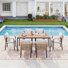 Patio 6-person Dining Set With Cushions