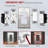 Enerlites Decorator/GFCI One-Gang Metal Wall Plate - Polished Chrome-78560726