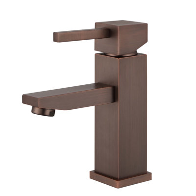Single-Hole Bathroom Faucet with Drain Assembly