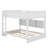Queen Over Queen Bunk Bed With Cabinets,Charging Station,Ladder And Safety Guardrails-2124099840