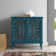 Molini 32" Tall 2-Door Openwork Carving Accent Cabinet with Solid Wood Legs