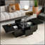 Table basse multifonctionnelle avec 2 grands compartiments de rangement cachés et plateau extensible pour la vie moderne-839866490