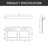 48'' Double Bathroom Vanity Top with Sink
