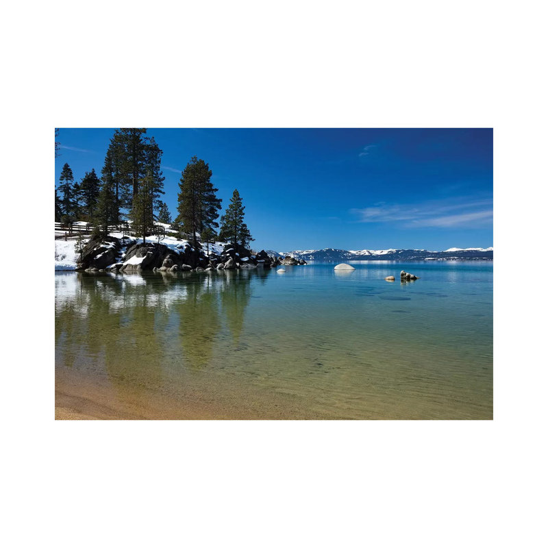 Scenic View Of Lake Tahoe, California, USA by Panoramic Images - Wrapped Canvas Print, 20.32 cm H x 30.48 cm W