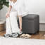 Repose-pieds en similicuir avec rangement en polyuréthane-217755458-217755460