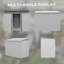 Remise de jardin en métal 7 'x 4' Lean To Garden, remise extérieure, porte-outils de jardin avec portes coulissantes doubles-123283123-123283125
