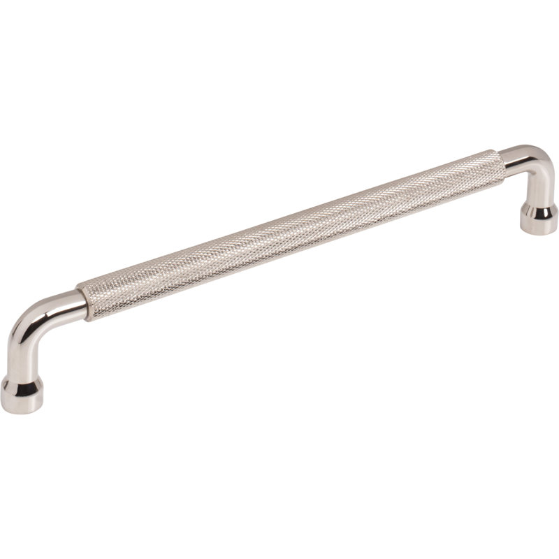 Garrison Bar Pull, Polished Nickel, 7 9/16" Center To Center
