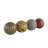 Persephone Cole and Grey Ceramic Spotted Multi Colored Decorative Orbs   