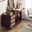 Modern efficient storage acrylic accent cabinet-107397417