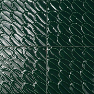 Carrelage mural en porcelaine 3D 6 "x6" Sol Struttura Piuma