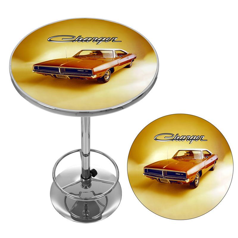 Round Metal Base Dining Table
