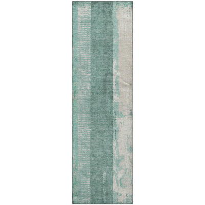Premium Machine Washable Mehara AMF1689 Stripes Rug