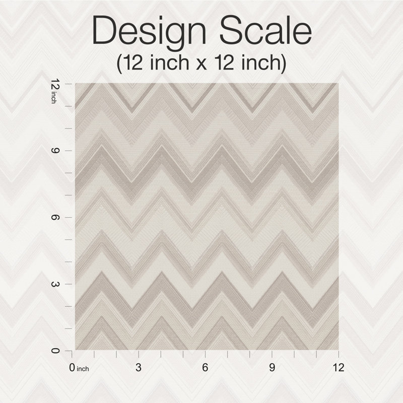 Double rouleau Missoni 4 Happy Zig Zag, Neutre