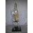 Inas Textiled Ferrari Horse Silver Finish Bronze Statue Size: 30" x 11" x 38"H