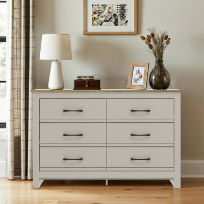 Alezae 6 Drawer Chest of Drawers