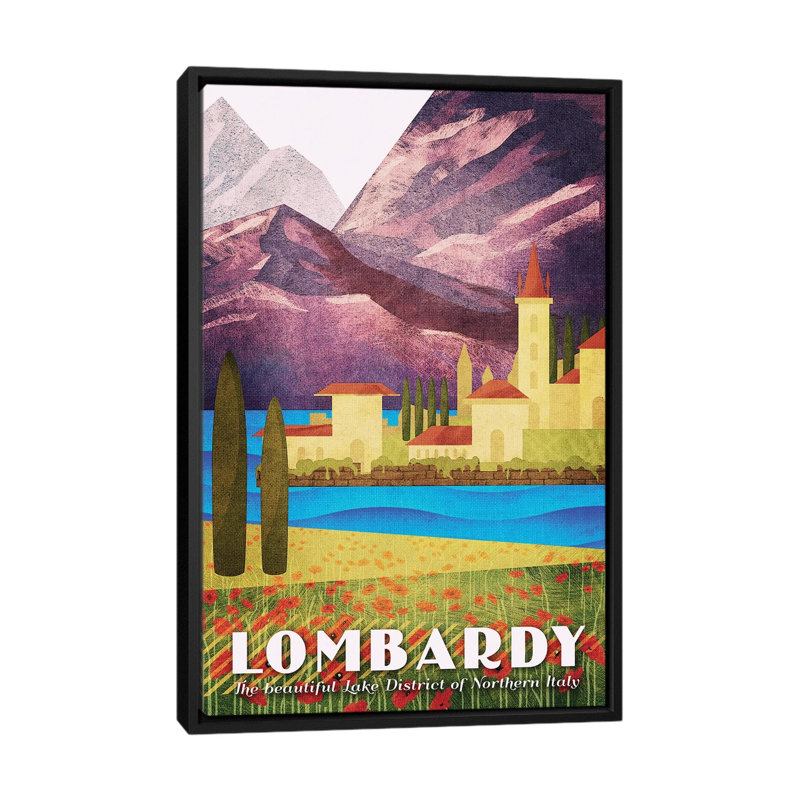 Italy-Lombardy by Missy Ames - Floater Frame Print on Canvas, 101.6 cm H x 66.04 cm W, White Framed