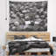 Tapisserie abstraite avec boules et cubes abstraits-28496870