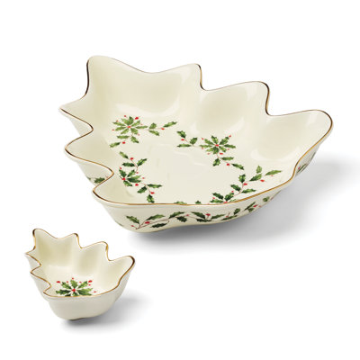 Holiday Tree Chip & Dip Set