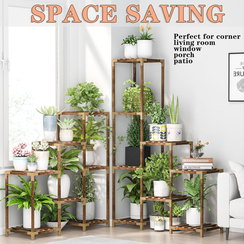 Support d'angle pour plantes d'intérieur