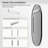 Matte Black Oval Vanity Mirror with Aluminum Alloy Frame, HD Tempered Glass, French Cleat Mounted Wall Decor Bathroom Vanity Mirror-415423938