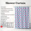 Rideaux de douche Pink Shapes - Premium-1316764180