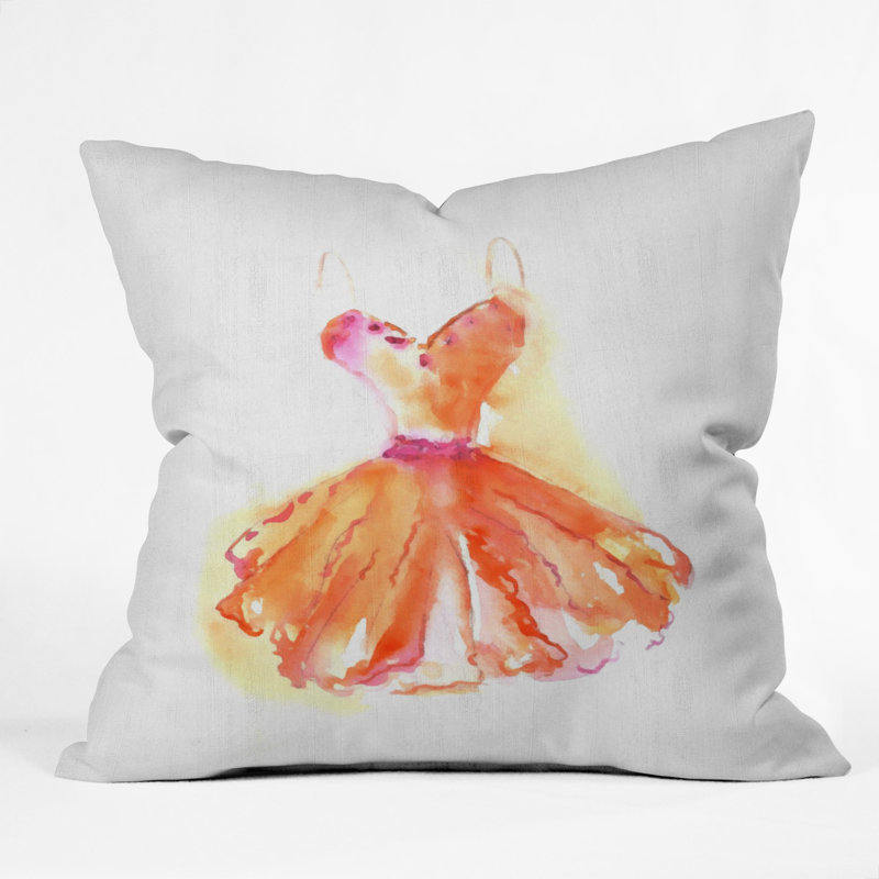 Blushing Throw Pillow, 16" x 16"