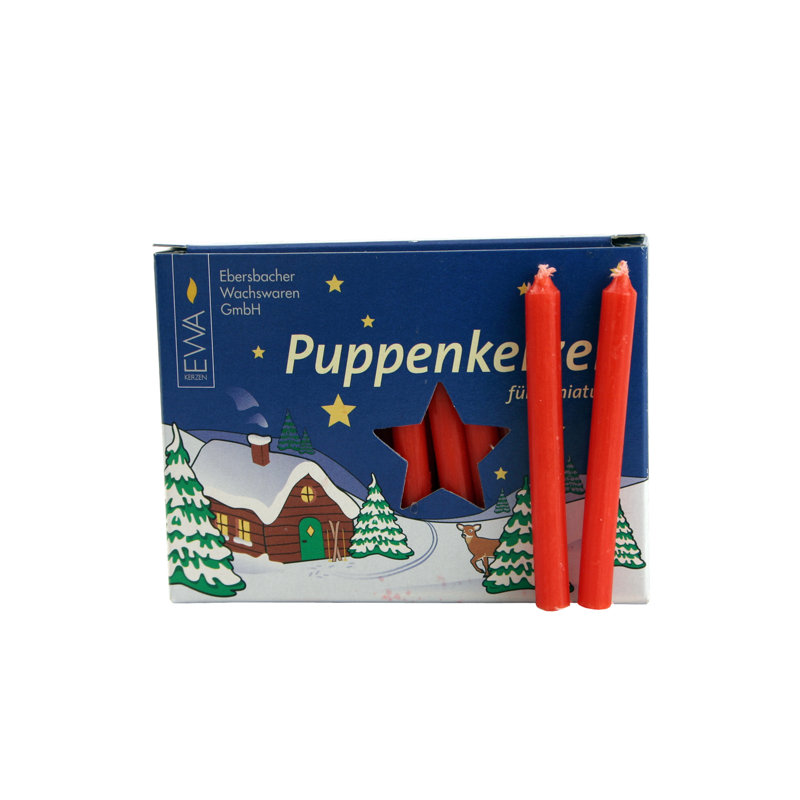 Mini-bougies rouges