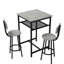 Ensemble de table de bar avec tabourets de dossier et cloison, ensemble de salle à manger à hauteur de comptoir de cuisine-1946148218-1946148216-1946148223