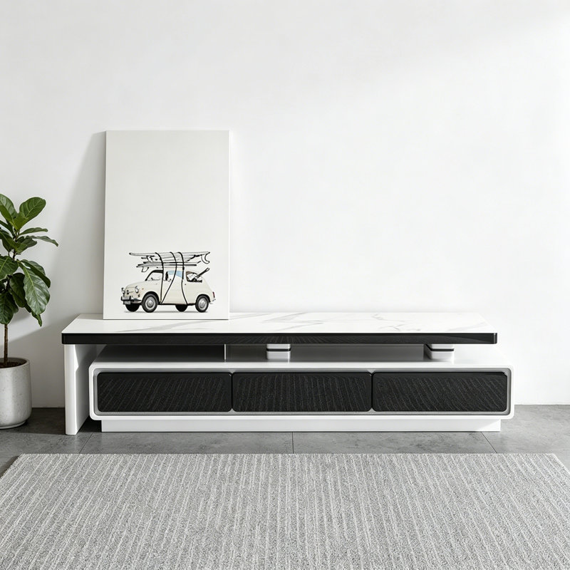 Meuble télé simple et rétractable italien