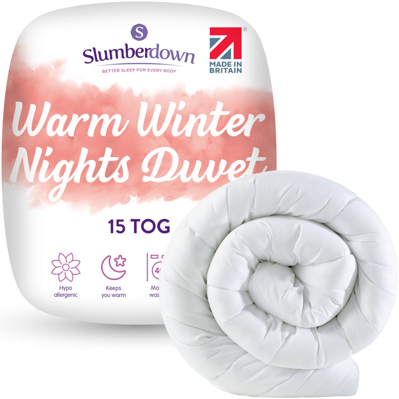Warm Winter 15 Tog Winter Duvet, Super King