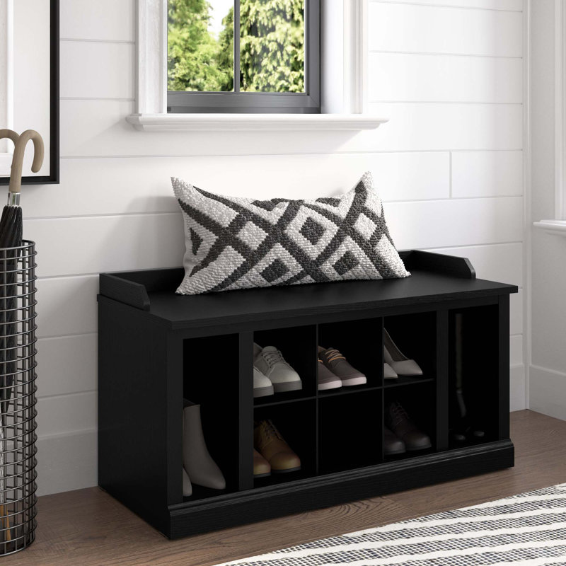 Banc de rangement Arulappu, Suède chêne noir