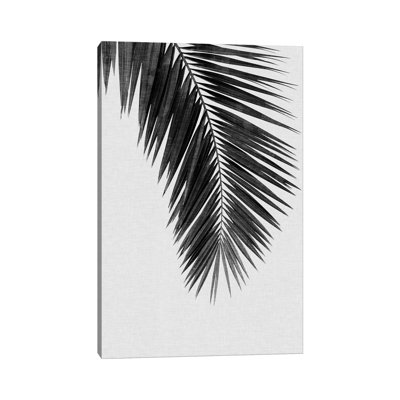Palm Leaf I B&W by Orara Studio - Wrapped Canvas Gallery-Wrapped Canvas Giclée