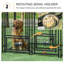 Chenil d'extérieur pour chien 5 pi x 5 pi x 5 pi