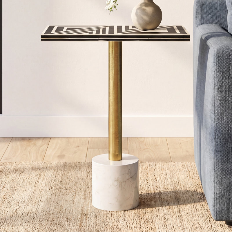 Gillian Bone Inlay End Table