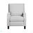 Push Back Reclining Chair Transitional Style Chenille Upholstery 1Pc Cushion Seat Modern Living Room Furniture