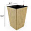 Paquet de 2 pots à fleurs Derince - Osier tissé à la main - Carré fin-946201012-946201015