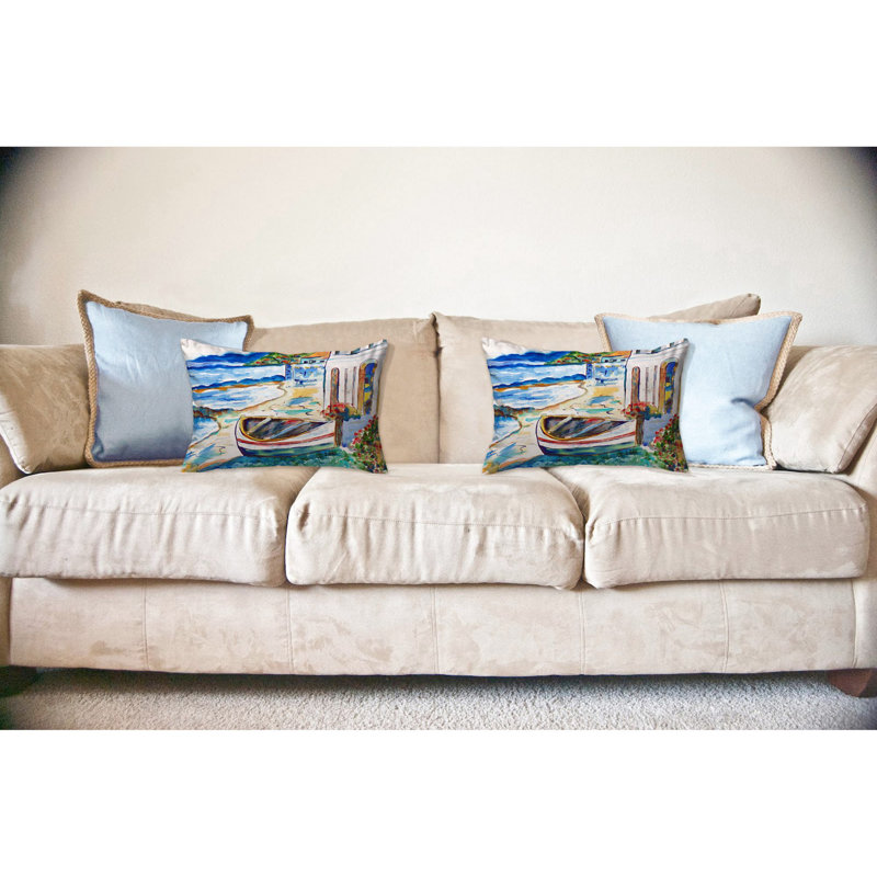 Sicilian Shore Indoor/Outdoor Lumbar Pillow