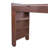 3-In-1 Makeup Vanity Desk With Flip-Top Mirror, LED Lighting, Adjustable Length & Ample Drawers - Stylish Multi-Functional Dressing Table For Home, Walnut-591236135