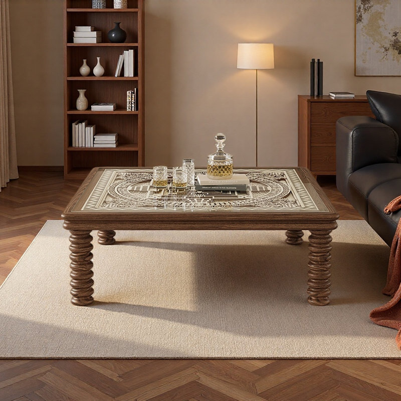 Table basse moderne de style rétro