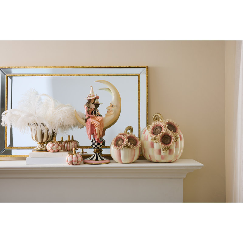 Mocha Stripe Tabletop Urn