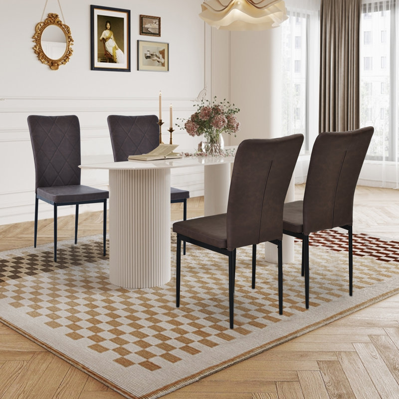 Chaise parsons 4 pièces Arnlaugur