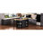 K&K 47 inch Kitchen Island with Extendable Dining Table, Rubber Wood Veneer Kitchen Table with Internal Storage Rack, Power Outlet, Kitchen island with Storage 2 Drawers 2 Cabinet, Black