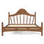 Lit plateforme avec tête de lit chic, structure en bois massif, support à lattes, pas de sommier tapissier, conception basse à terre-130155207-130155209