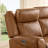 3-Seat Dual Motor Genuine Leather zero clearence recliner Power Recliner Sofa With Power Headrest And Console-119399925